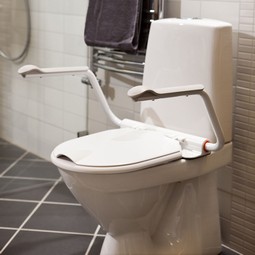 Etac Supporter toilet arm supports, toilet seat