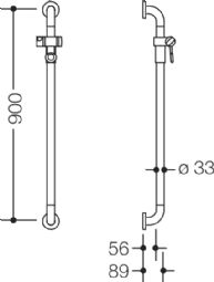 HEWI Shower head holder - (801-series)