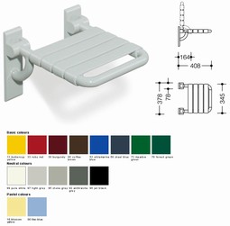 HEWI - Hinged seat, small (801-series)