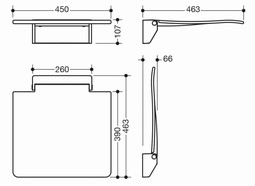 HEWI Hinged seat (950-serien)