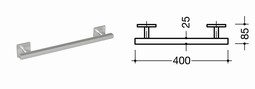 HEWI Support rail - 400mm (950.36.610XA)