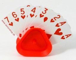 Playing card holder set w. 4 pieces