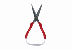 Scissor with bracket spring