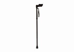 Foldable anatomic walking stick