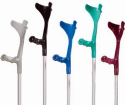 Ergonomic forearm crutch