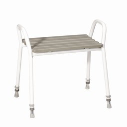 Careline shower bench with plastic lamella