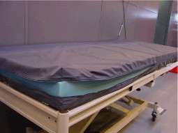 Foam mattress with Heavy Tex cover