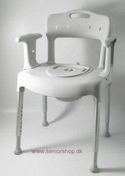 Bath and Toilet Chair with room for pelvic
