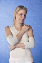 Angora elbow warmers