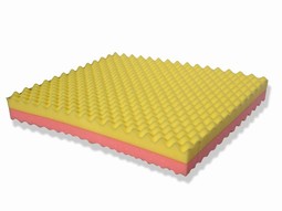 SAFE Med pressure relieving seat cushion no.104YP YELLOW-PINK,to 55kg