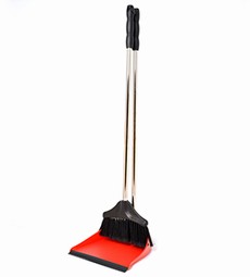 Broomset w. long handle  - example from the product group dustpans, dust brushes and dust brooms