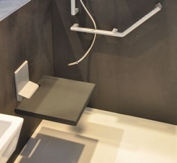 Cavere folding shower seat
