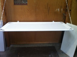 Beta Care wall-mounted Showerbench, not highadjustable.  - example from the product group shower beds, wall-mounted
