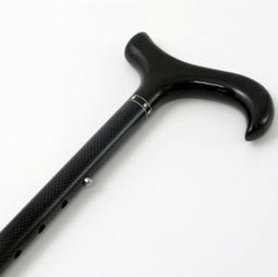 Lightweight walikg stick in carbonfiber