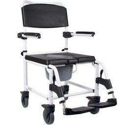 Bath Shower Chair with wheels - example from the product group commode shower chairs with castors Bath Shower Chair with wheels - example from the product group commode shower chairs with castors