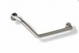 HEWI Range 805 Classic. L-shaped support rail in stainless steel