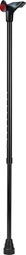 Cane with anatomic handle, left
