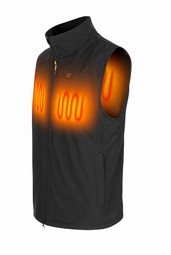 Heated vest - Batteryheated vest - Men - softshell