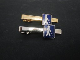 Tie clips with emblem