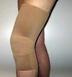 Elastic knee bandage