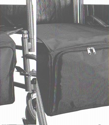 Bag for wheelchairs  - example from the product group baskets, bags, luggage lockers, cup and bottle holders mounted on wheelchairs