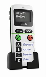 Telefon Doro 334, hvid  - example from the product group mobile telephones