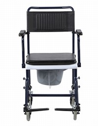 Toiletstol, sammenklappelig  - example from the product group commode shower chairs with castors, not height adjustable