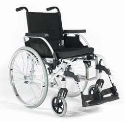 Unix kørestol  - example from the product group manual wheelchairs, sideways foldable, standard measures