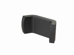 Head Rests model 2 in black PU foam