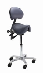 Amazone Saddle Chair high with backrest