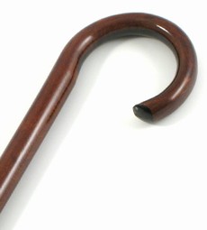 Wooden walking stick