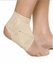 Elastic ankle orthoses