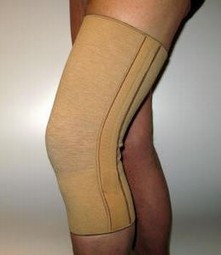 Knee bandage with wool