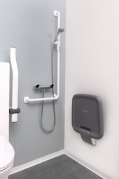 Grab & Shower Rails  - example from the product group handgrips, integrated