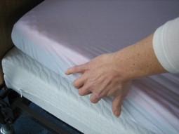 Soft-Cell cover for overlay mattresses