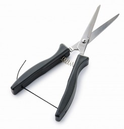 Self-opening household scissor