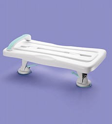 Bath board with suction cups