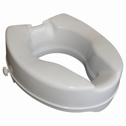 Toilet seat raiser without lid