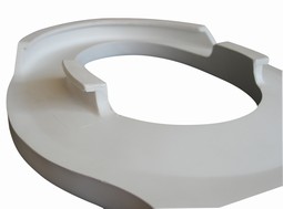 Toilet seat in soft foam