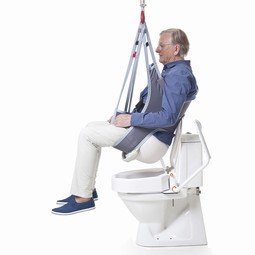 Molift EvoSling Hygiene Padded and UnoSling Toilet, Hygiene slings  - example from the product group low toilet slings