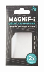 Magnifier in credit card size  - example from the product group sheet magnifiers
