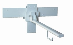 Alpha Armrest - Height and vertical adjustable without tools  - example from the product group toilet arm supports, wall mounted