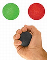 Hand & Wrist Gel Ball - Black Firm Resistance