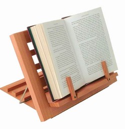 Wooden book stand