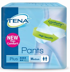Tena Pants Plus - four sizes (S to XL)