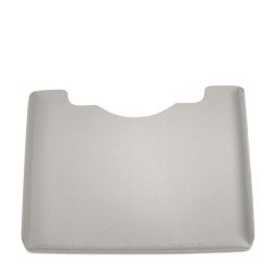 R82 Tray with edge, for wheelchairs: Grey plastic