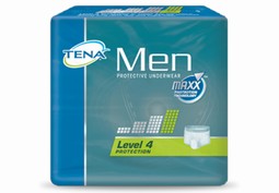 Tena Men Level 4  - example from the product group single-use protective underwear for adults, moderate urinary incontinence