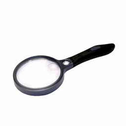 Magnifying glass with ergonomic grip