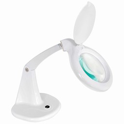 Table magnifying glass with LED light