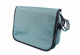 Shoulder bag with zipper, for wheelchair and walker